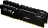  Зображення Пам'ять ПК Kingston DDR5 16GB KIT (8GBx2) 4800 FURY Beast Black 